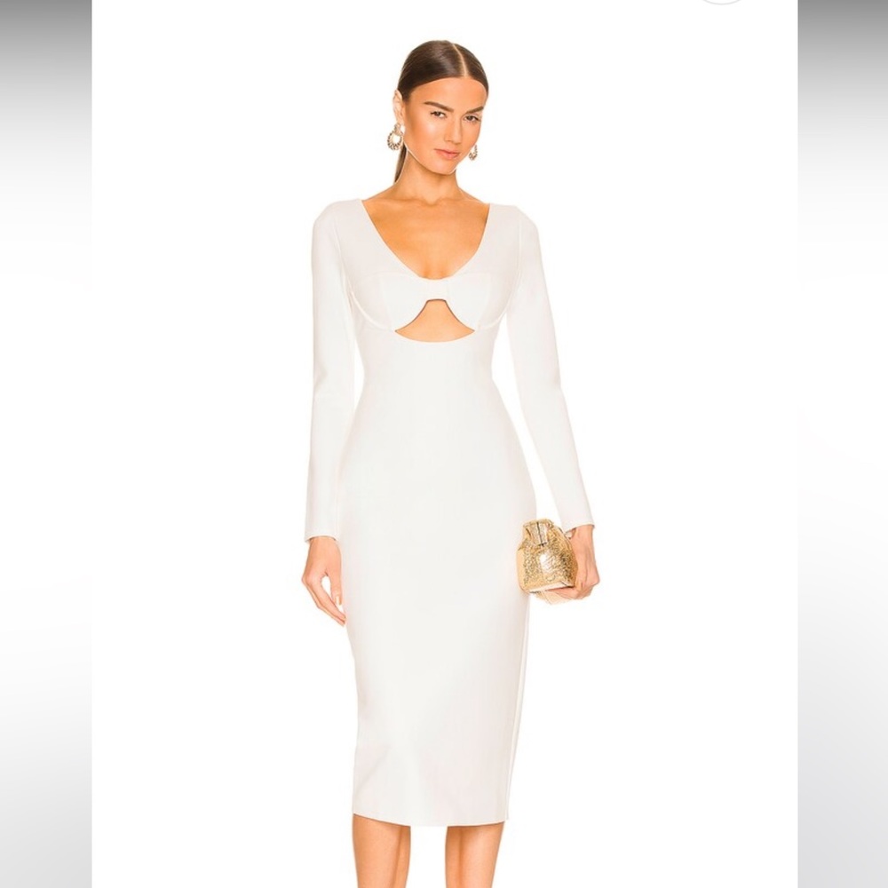NBD Gracen Midi Dress in White